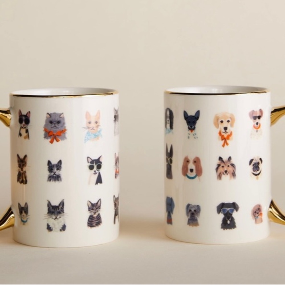 NIB Rifle Paper Co Porcelain Mug - Hot Dogs - Picture 3 of 5